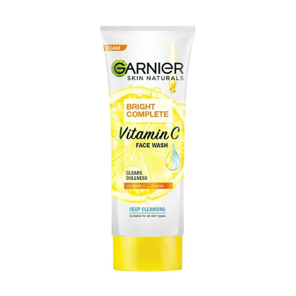 Garnier Face Wash Bright Complete Vitamin C 